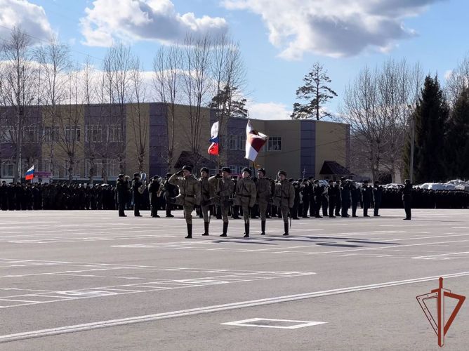 Пермский военный институт Росгвардии готовится к параду Победы