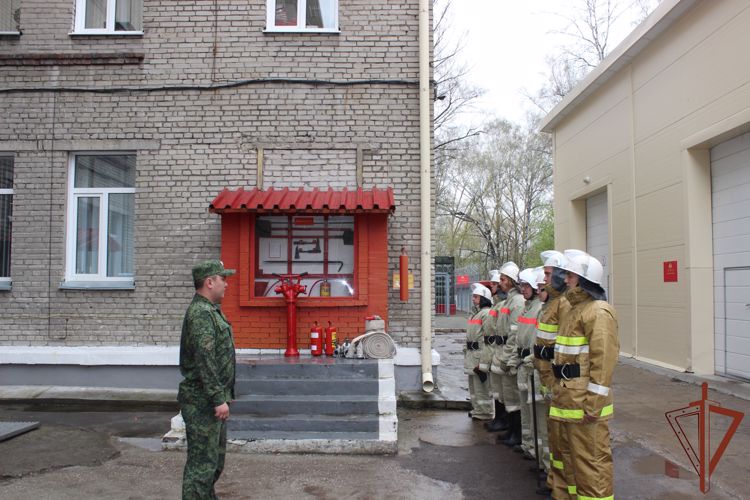В Сибирском округе Росгвардии проходят пожарно-профилактические мероприятия 