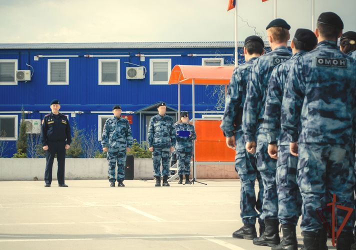 Симферопольский ОМОН «Беркут» Росгвардии отмечает 30-летие (видео)