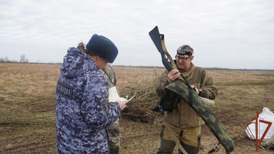 Росгвардия провела в Псковской области оперативное мероприятие против незаконной охоты