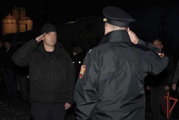 В Мурманске встретили вернувшихся со специальной военной операции росгвардейцев 