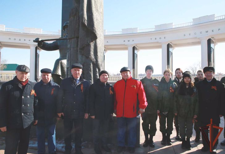 В Мордовии росгвардейцы дали старт акции «Георгиевская ленточка» 