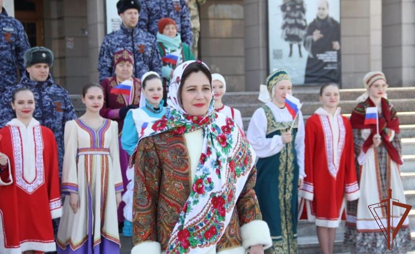 Росгвардейцы  в Тюмени присоединились к всероссийской акции «Своих не бросаем» (видео)