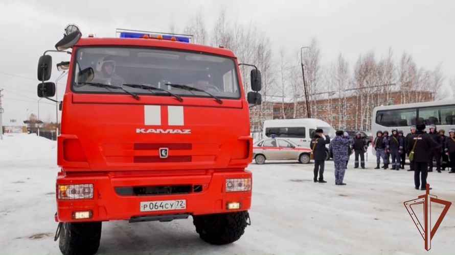 Росгвардия приняла участие в межведомственном учении в Тюменской области (видео)