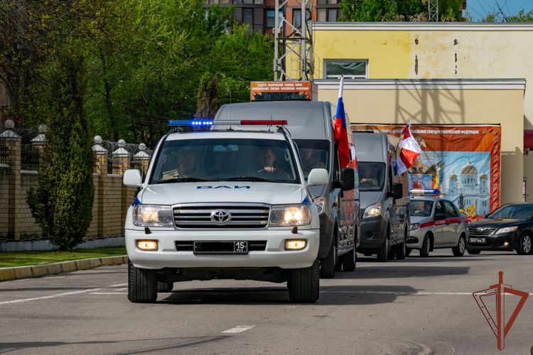 Автопробег Росгвардии «Вахта памяти. Сыны Великой Победы» состоялся в Ростове-на-Дону