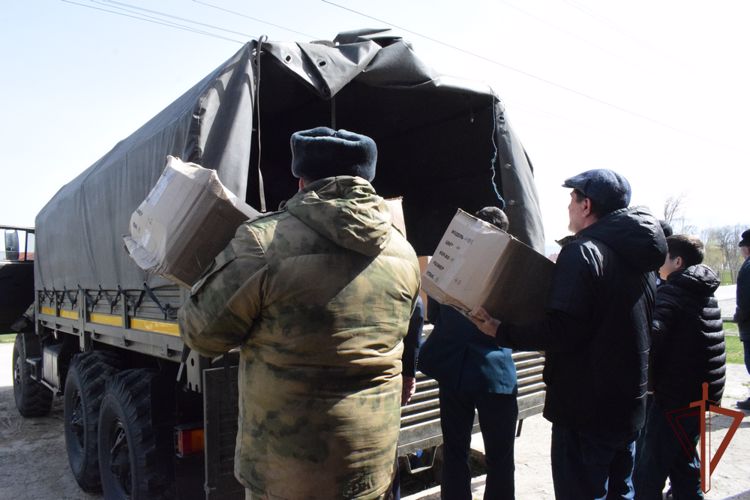 Росгвардейцы из Дагестана обеспечат безопасность доставки гумпомощи жителям Донбасса 