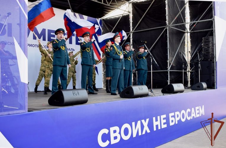 В Нижнем Новгороде Росгвардия стала соорганизатором Российско-патриотического фестиваля «Мы Vместе»
