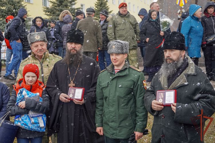 В софринской бригаде Росгвардии почтили память погибших военнослужащих