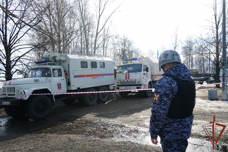 Росгвардейцы Северо-Западного округа приняли участие в командно-штабных учениях МЧС