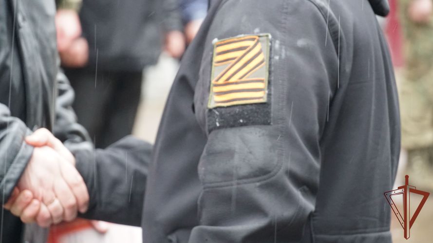 В Пскове встретили вернувшихся со специальной военной операции росгвардейцев 