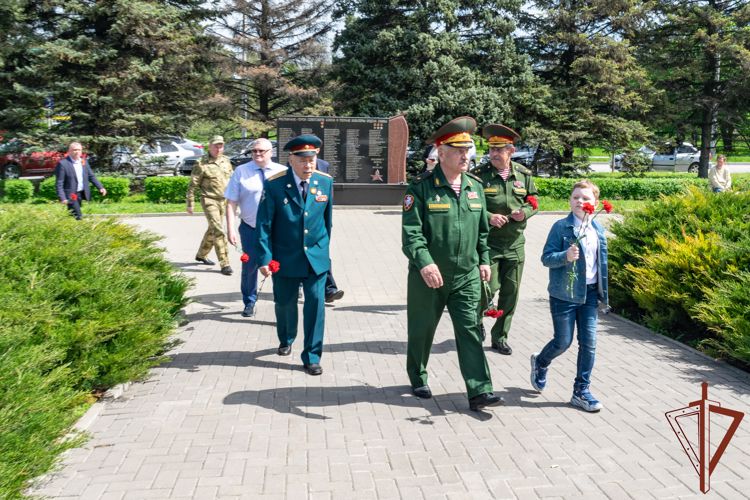 Автопробег Росгвардии «Вахта памяти. Сыны Великой Победы» состоялся в Ростове-на-Дону