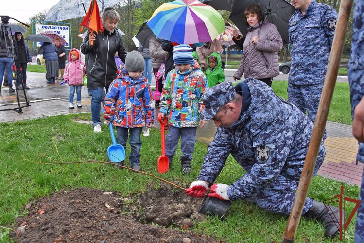 Белгородские росгвардейцы присоединились к международной патриотической акции «Сад памяти»