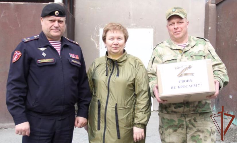 Управление Росгвардии в Тюмени поддержало акцию «Своих не бросаем»