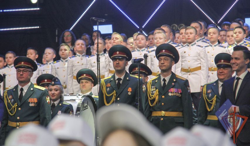 Военный оркестр Сибирского округа Росгвардии принял участие в фестивале «Ночь Юрия Гагарина»