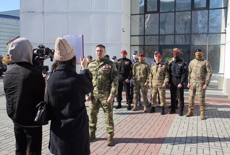 Ветераны спецназа Росгвардии поддержали всероссийскую акцию «Своих не бросаем» в Югре (видео)