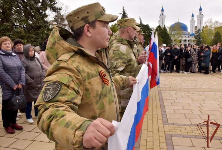 Росгвардия в Адыгее присоединилась к акции поддержки защитников Отечества