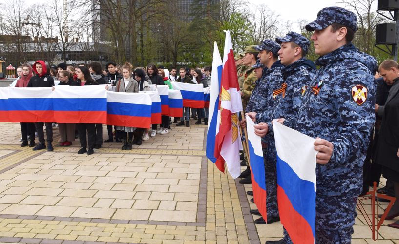 Росгвардия в Адыгее присоединилась к акции поддержки защитников Отечества
