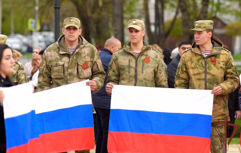 Росгвардия в Адыгее присоединилась к акции поддержки защитников Отечества