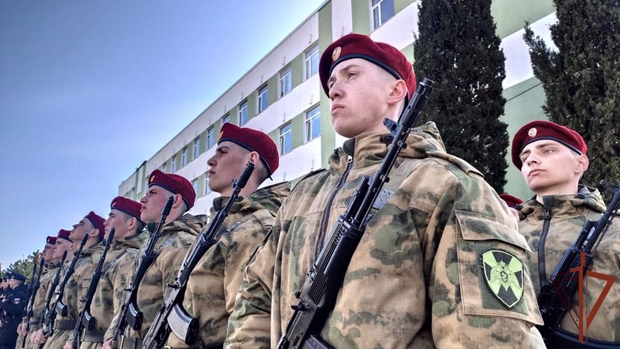 Военнослужащие Росгвардии готовятся к параду Победы  в Крыму и Севастополе(видео)