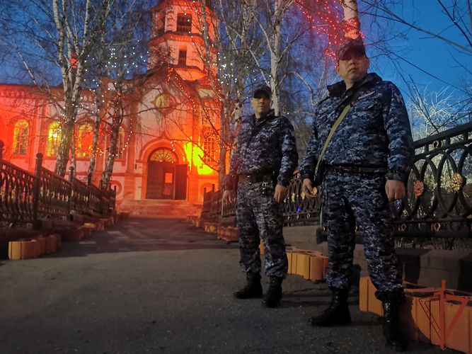 В Сибири Росгвардия обеспечила правопорядок в праздник Святой Пасхи