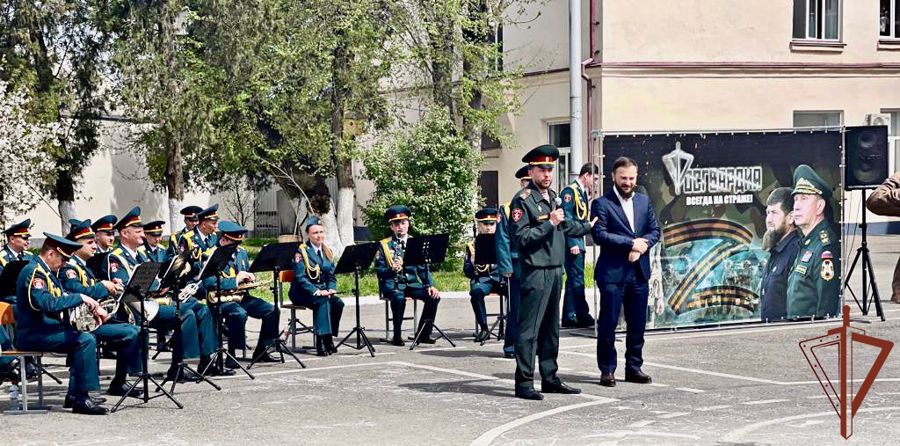 Росгвардейцы поддержали акцию «Кавказ за наших» в Чеченской Республике