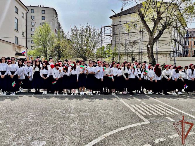Росгвардейцы поддержали акцию «Кавказ за наших» в Чеченской Республике
