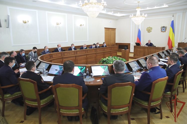 Начальник Управления Росгвардии по Ростовской области принял участие в заседании антитеррористической комиссии