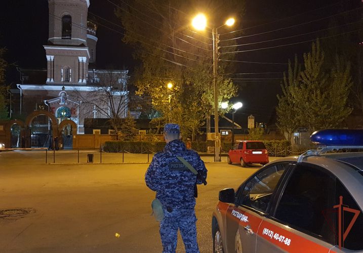 На юге России при участии Росгвардии обеспечен правопорядок во время празднования Светлого Христова Воскресенья