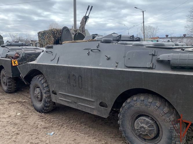 Спецназ Росгвардии захватил боевую технику и вооружение ВСУ в Харьковской области