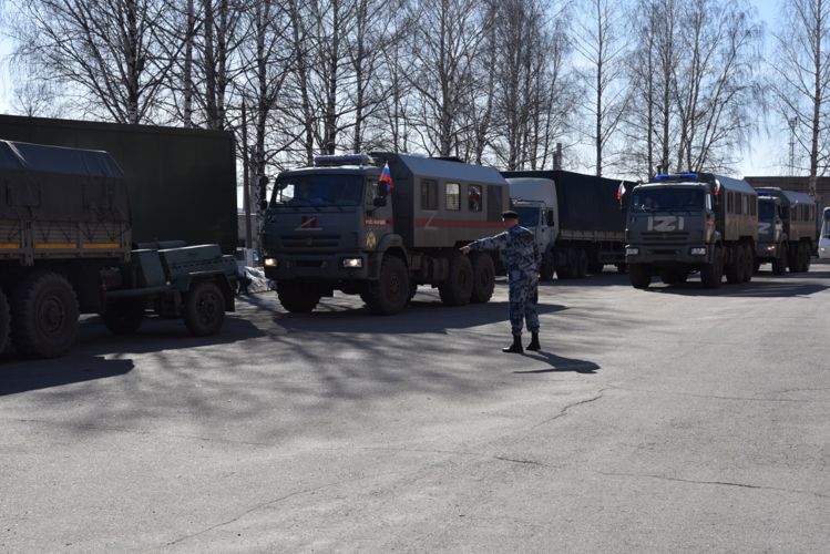 Росгвардейцев-участников специальной военной операции встретили в Удмуртии