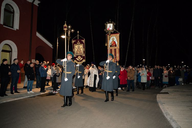 В главном храме Росгвардии состоялось Пасхальное богослужение