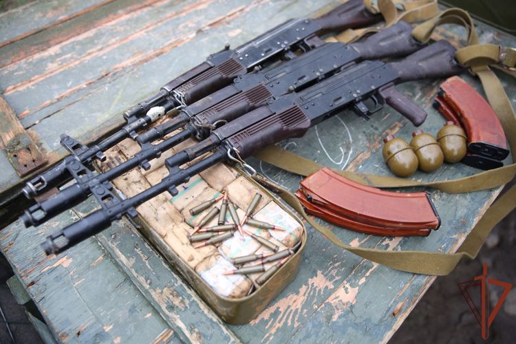 Военнослужащие Росгвардии обнаружили в Херсонской области схрон с оружием диверсантов