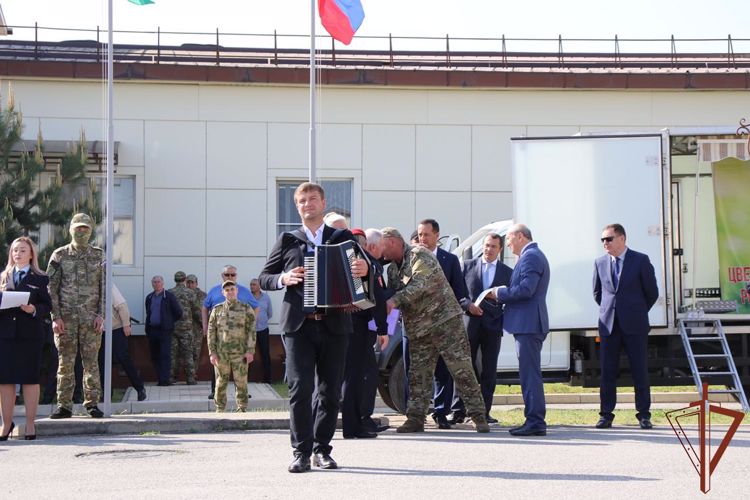  В Кабардино-Балкарии встретили росгвардейцев, выполнявших задачи вне пунктов постоянной дислокации