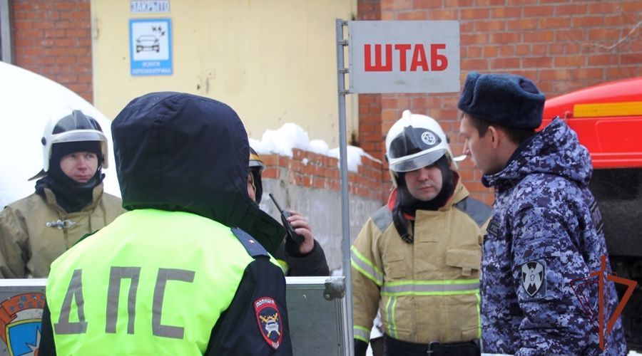 Первый юбилей отметили подразделения ведомственной пожарной охраны Уральского округа Росгвардии
