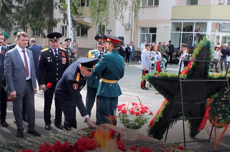 Представители Росгвардии в Зауралье приняли участие в  посвященных 77-й годовщине Победы торжественных мероприятиях   