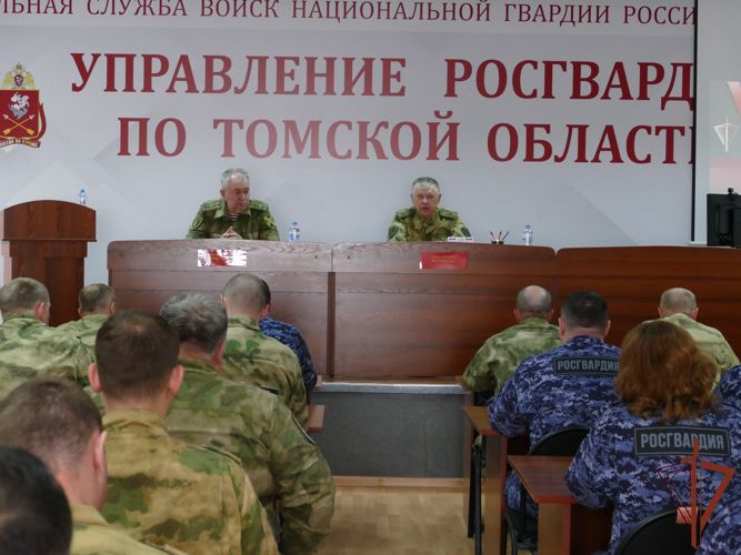 Под руководством заместителя командующего Сибирским округом Росгвардии в Томской области прошла контрольная проверка 