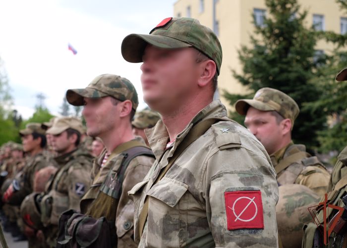 В Центральном округе Росгвардии торжественно встретили вернувшихся со спецоперации военнослужащих