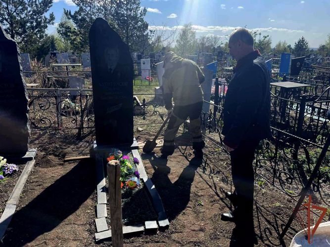 Росгвардия провела памятные мероприятия в честь Дня Великой Победы на Южном Урале