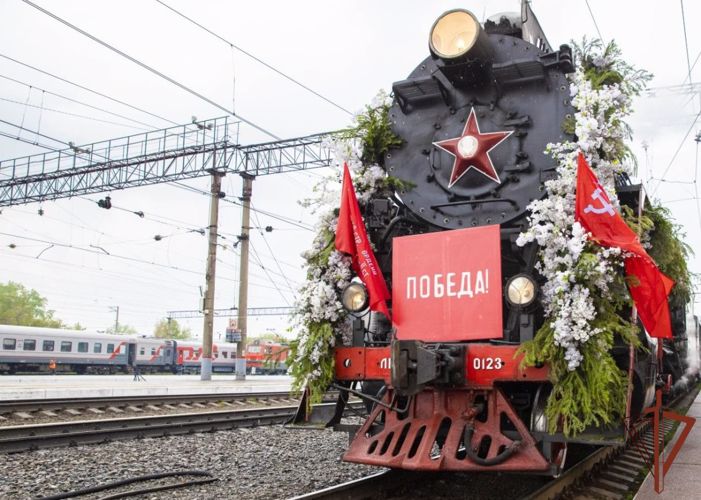 Росгвардия обеспечила безопасность «Эшелона Победы» в Тюмени