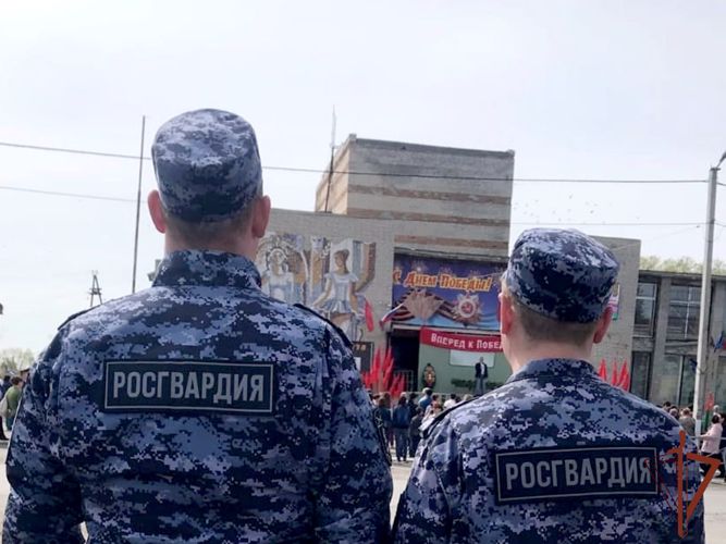 Росгвардия обеспечила безопасность празднования Дня Великой Победы на Урале