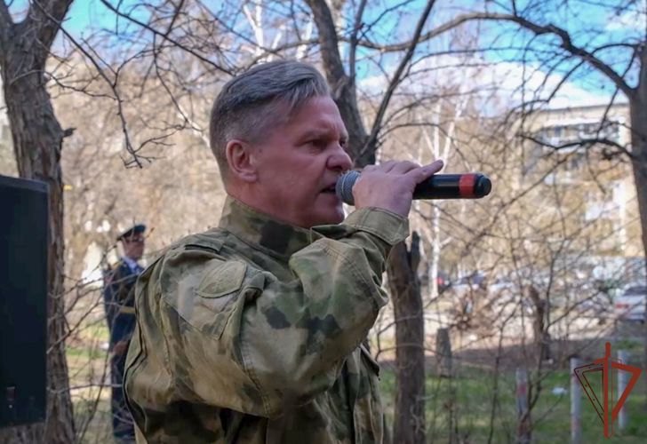 Акция Росгвардии «Парад идет к ветерану» стартовала на Урале (видео)