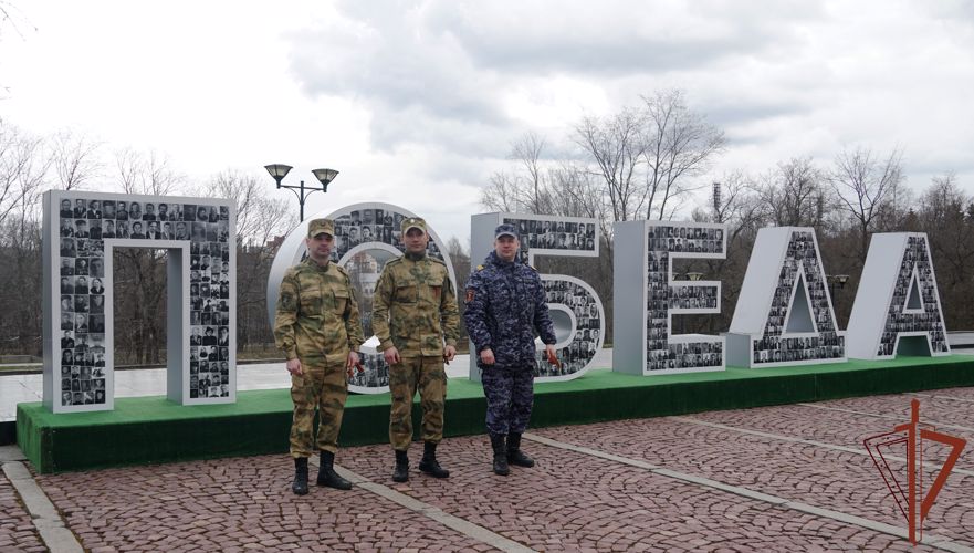 Росгвардейцы приняли участие в акции «Георгиевская ленточка» в Петрозаводске