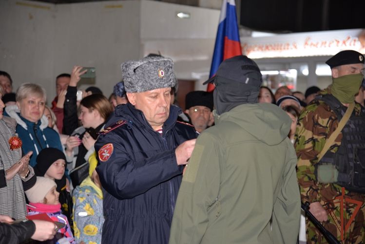 В Сургуте сотрудники ОМОН «Стерх» Росгвардии вернулись из служебной командировки 