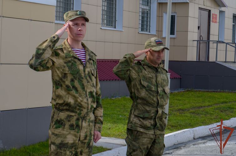 Военнослужащие лесновского полка Росгвардии вернулись из служебной командировки (видео)