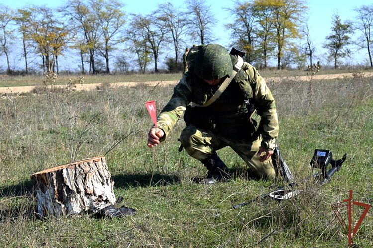 Личный состав сводного инженерно-саперного взвода Северо-Кавказского округа Росгвардии завершил выполнение задач в составе ОГВ(с)