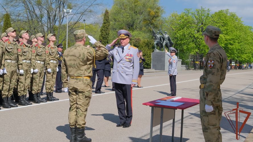 В Калининграде прошло торжественное награждение личного состава парадного расчета Росгвардии