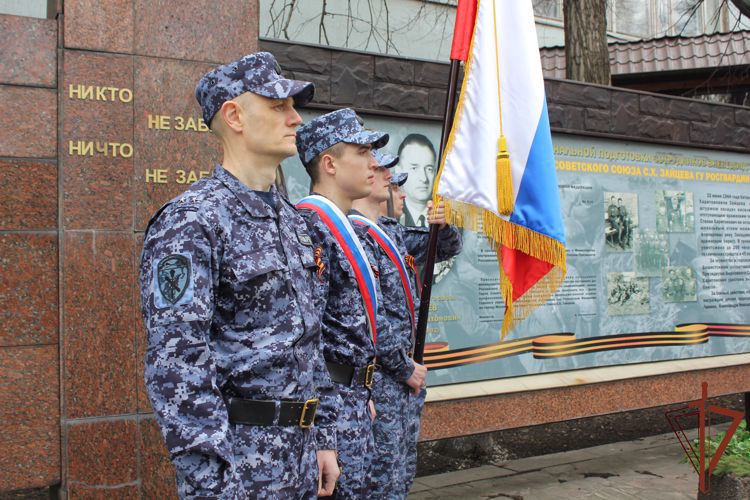 Мероприятия ко Дню Победы прошли в центре подготовки им. С.Х. Зайцева Росгвардии