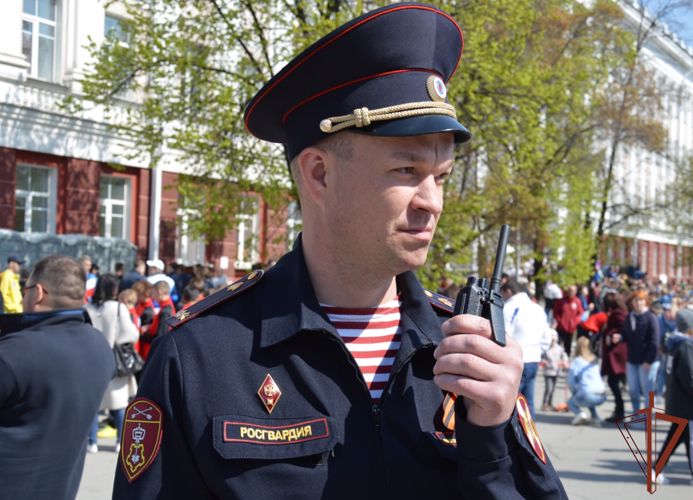 В Сибири Росгвардия обеспечила общественный порядок в День Победы