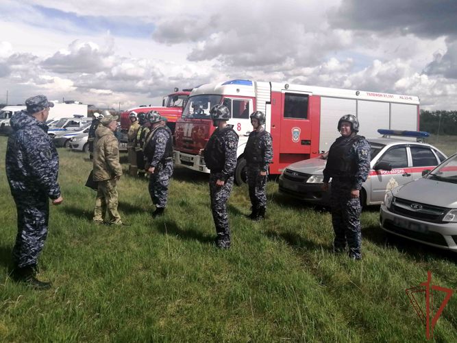 Сотрудники Росгвардии приняли участие в межведомственных антитеррористических учениях в Зауралье