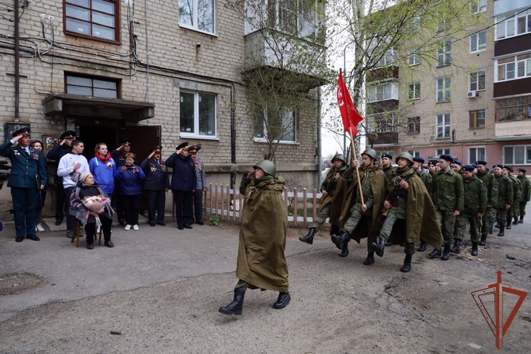  Росгвардейская акция «Парад у дома ветерана» прошла в Татарстане